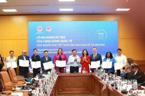 Tổ chức Lễ ghi nhận hỗ trợ của cộng đồng quốc tế cho người dân Việt Nam

​